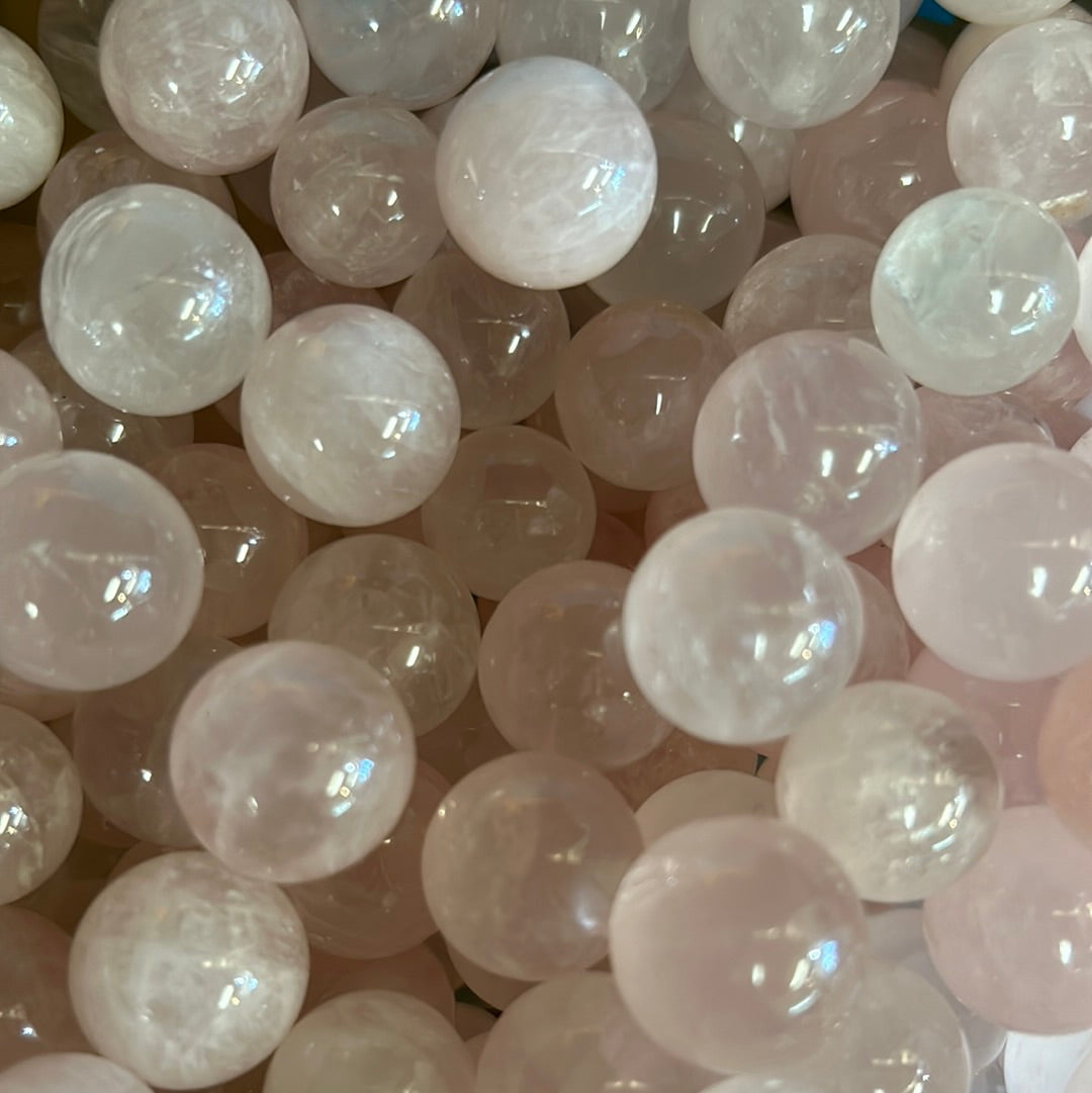 Rose Quartz Marbles Mountain Mineral Market